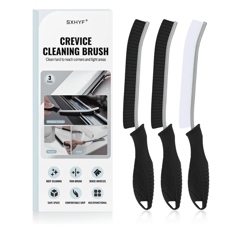 SXhyf Cleaning Brush - Hard Bristle Crevice Cleaning Brush, Multifunctional Gap Scrub Brush, Home Essentials, Bathroom Cleaner Tools for Household Use, Kitchen, Window, Faucets, Toilet, Grout, Car SXhyf Cleaning Brush - Hard Bristle Crevice Cleaning Brush, Multifunctional Gap Scrub Brush, Home Essentials, Bathroom Cleaner Tools for Household Use, Kitchen, Window, Faucets, Toilet, Grout, Car