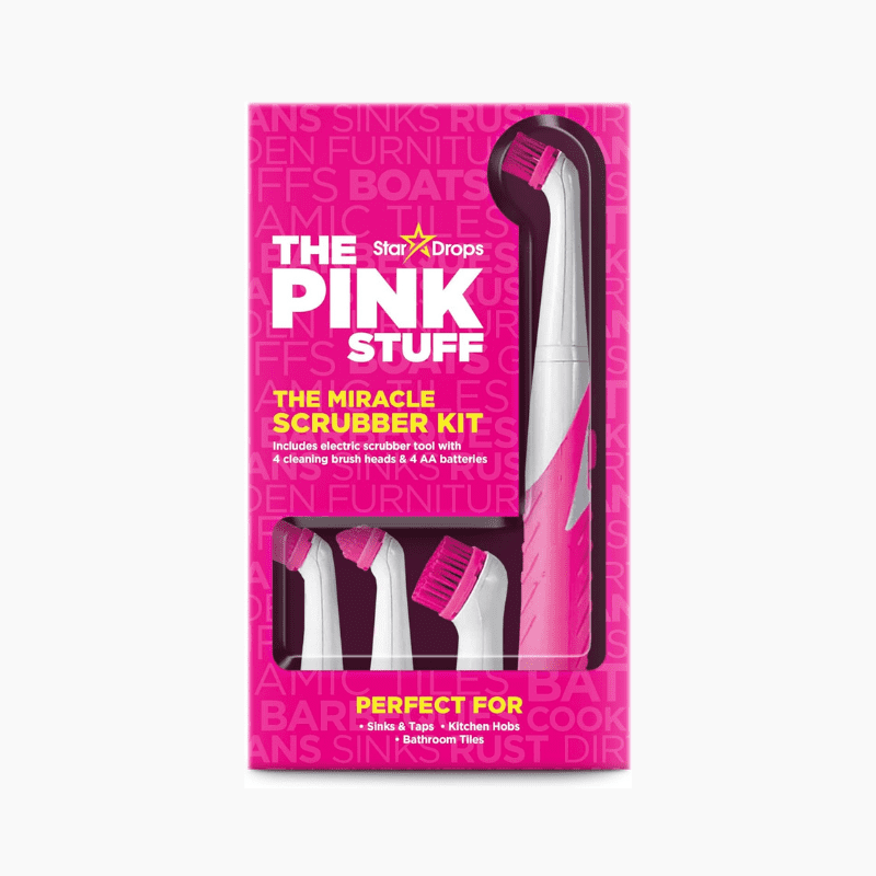 Stardrops - The Pink Stuff - The Miracle Scrubber Kit - 4 Cleaning Brush Heads Stardrops - The Pink Stuff - The Miracle Scrubber Kit - 4 Cleaning Brush Heads